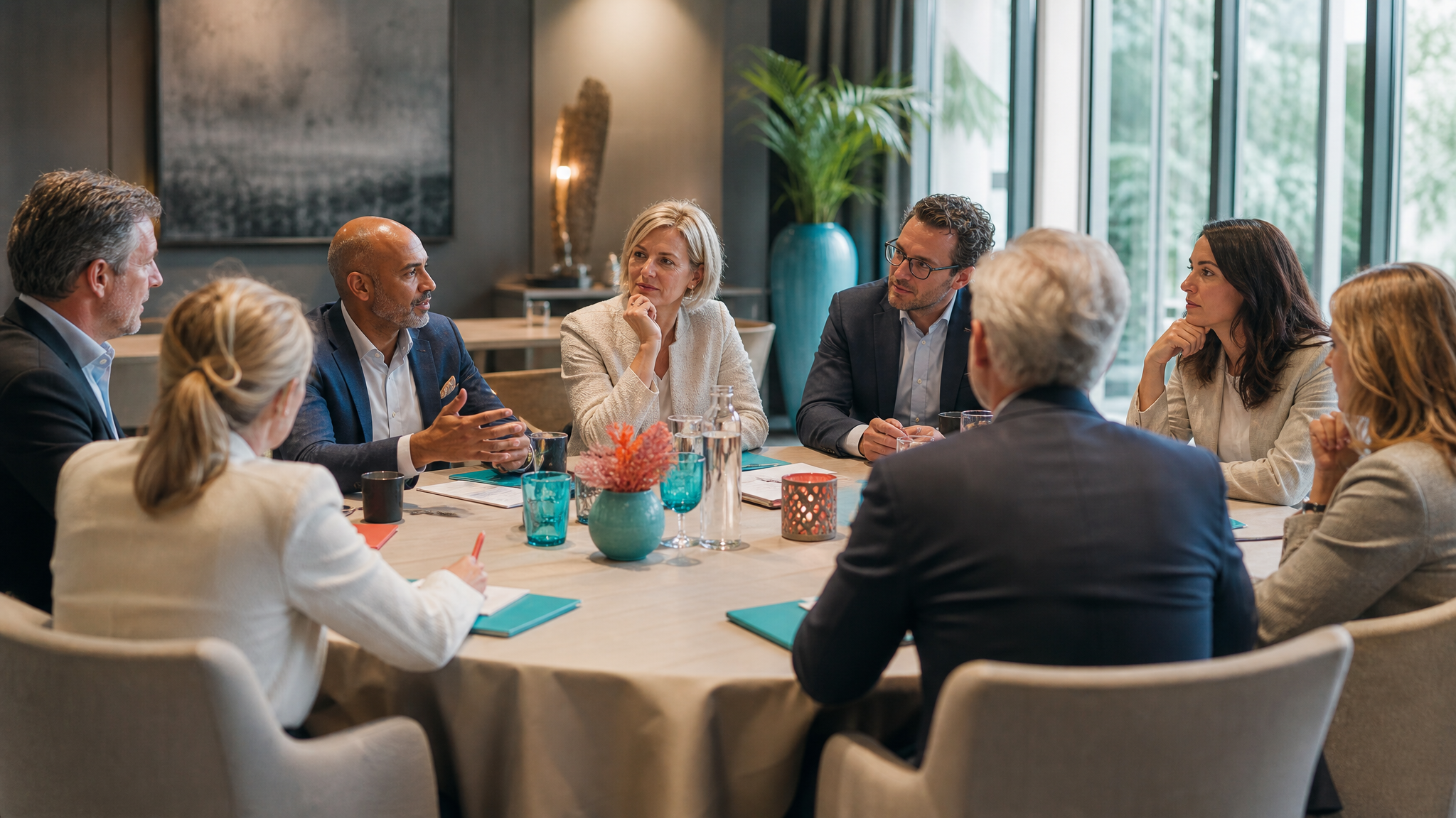 Rondetafelgesprek over reorganiseren samen en ontzorgen